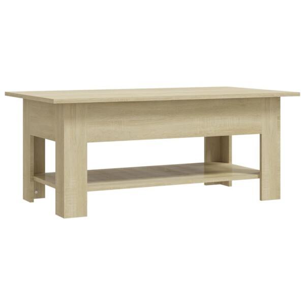 vidaXL Couchtisch Sonoma-Eiche 102x55x42 cm Holzwerkstoff