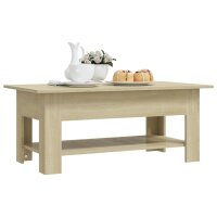 vidaXL Couchtisch Sonoma-Eiche 102x55x42 cm Holzwerkstoff