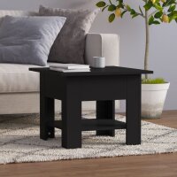 vidaXL Couchtisch Schwarz 55x55x42 cm Holzwerkstoff