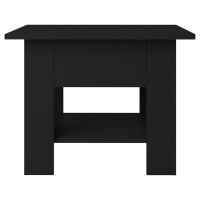 vidaXL Couchtisch Schwarz 55x55x42 cm Holzwerkstoff