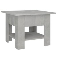 vidaXL Couchtisch Betongrau 55x55x42 cm Holzwerkstoff