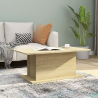 vidaXL Couchtisch Sonoma-Eiche 102x55,5x40 cm Holzwerkstoff