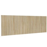 vidaXL Wand-Kopfteil Sonoma-Eiche 240x1,5x80 cm Holzwerkstoff