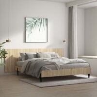 vidaXL Wand-Kopfteil Sonoma-Eiche 240x1,5x80 cm Holzwerkstoff