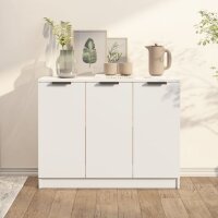 vidaXL Sideboard Weiß 90,5x30x70 cm Holzwerkstoff