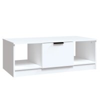 vidaXL Couchtisch Weiß 102x50x36 cm Holzwerkstoff