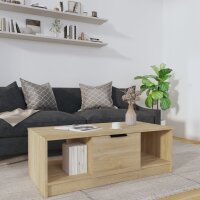 vidaXL Couchtisch Sonoma-Eiche 102x50x36 cm Holzwerkstoff