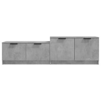 vidaXL TV-Schrank Betongrau 158,5x36x45 cm Holzwerkstoff