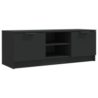 vidaXL TV-Schrank Schwarz 102x35x36,5 cm Holzwerkstoff