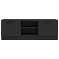 vidaXL TV-Schrank Schwarz 102x35x36,5 cm Holzwerkstoff