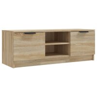 vidaXL TV-Schrank Sonoma-Eiche 102x35x36,5 cm Holzwerkstoff