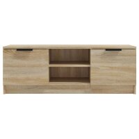 vidaXL TV-Schrank Sonoma-Eiche 102x35x36,5 cm Holzwerkstoff