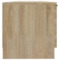 vidaXL TV-Schrank Sonoma-Eiche 102x35x36,5 cm Holzwerkstoff