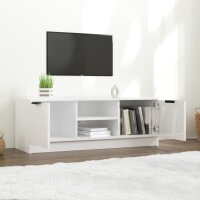 vidaXL TV-Schrank Hochglanz-Wei&szlig; 102x35x36,5 cm Holzwerkstoff