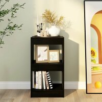 vidaXL Bücherregal/Raumteiler Schwarz 40×30×72cm