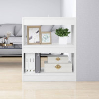 vidaXL Bücherregal/Raumteiler Weiß 60x30x72 cm