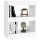 vidaXL Bücherregal/Raumteiler Weiß 60x30x72 cm