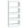 vidaXL Bücherregal/Raumteiler Weiß 60x30x135 cm Holzwerkstoff