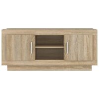 vidaXL TV-Schrank Sonoma-Eiche 102x35x45 cm Holzwerkstoff