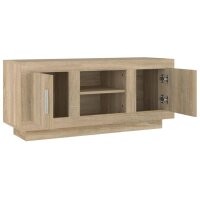 vidaXL TV-Schrank Sonoma-Eiche 102x35x45 cm Holzwerkstoff