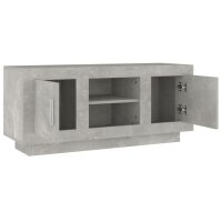 vidaXL TV-Schrank Betongrau 102x35x45 cm Holzwerkstoff