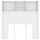 vidaXL Bett-Kopfteil mit Ablagen Hochglanz-Weiß 100x19x103,5 cm