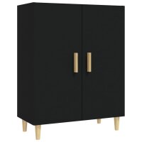 vidaXL Sideboard Schwarz 70x34x90 cm Holzwerkstoff