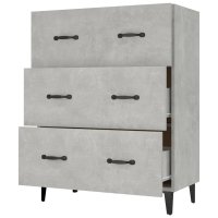 vidaXL Sideboard Betongrau 69,5x34x90 cm Holzwerkstoff
