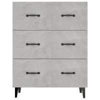vidaXL Sideboard Betongrau 69,5x34x90 cm Holzwerkstoff