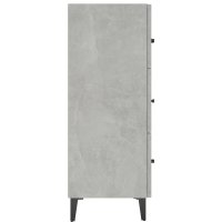 vidaXL Sideboard Betongrau 69,5x34x90 cm Holzwerkstoff