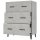 vidaXL Sideboard Betongrau 69,5x34x90 cm Holzwerkstoff