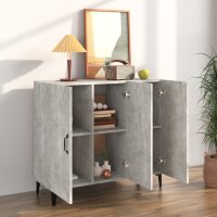 vidaXL Sideboard Betongrau 90x34x80 cm Holzwerkstoff