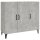 vidaXL Sideboard Betongrau 90x34x80 cm Holzwerkstoff