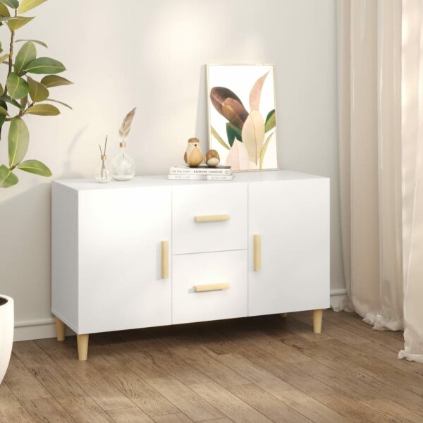 vidaXL Sideboard Wei&szlig; 100x36x60 cm Holzwerkstoff