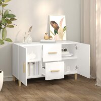 vidaXL Sideboard Wei&szlig; 100x36x60 cm Holzwerkstoff