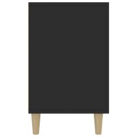 vidaXL Sideboard Schwarz 100x36x60 cm Holzwerkstoff