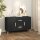 vidaXL Sideboard Schwarz 100x36x60 cm Holzwerkstoff