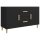 vidaXL Sideboard Schwarz 100x36x60 cm Holzwerkstoff