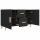 vidaXL Sideboard Schwarz 100x36x60 cm Holzwerkstoff