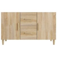 vidaXL Sideboard Sonoma-Eiche 100x36x60 cm Holzwerkstoff