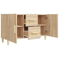 vidaXL Sideboard Sonoma-Eiche 100x36x60 cm Holzwerkstoff