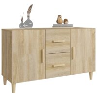 vidaXL Sideboard Sonoma-Eiche 100x36x60 cm Holzwerkstoff