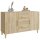 vidaXL Sideboard Sonoma-Eiche 100x36x60 cm Holzwerkstoff