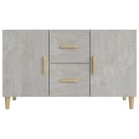 vidaXL Sideboard Betongrau 100x36x60 cm Holzwerkstoff