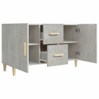 vidaXL Sideboard Betongrau 100x36x60 cm Holzwerkstoff