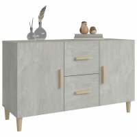 vidaXL Sideboard Betongrau 100x36x60 cm Holzwerkstoff