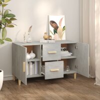 vidaXL Sideboard Betongrau 100x36x60 cm Holzwerkstoff