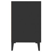 vidaXL Sideboard Schwarz 100x36x60 cm Holzwerkstoff