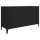 vidaXL Sideboard Schwarz 100x36x60 cm Holzwerkstoff