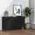 vidaXL Sideboard Schwarz 100x36x60 cm Holzwerkstoff